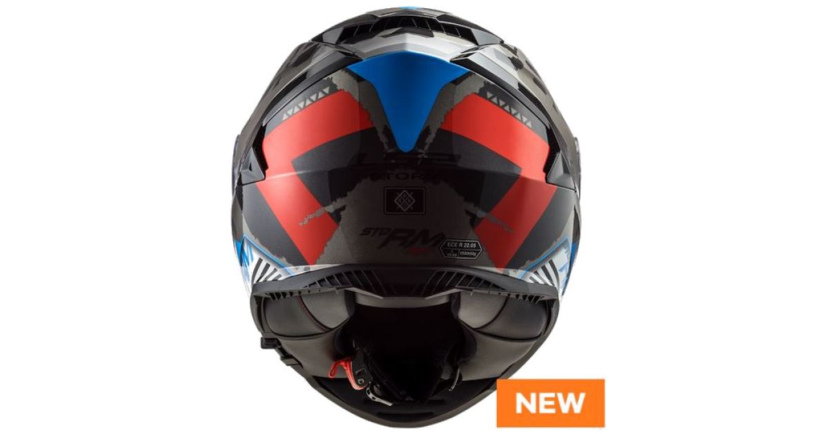 Κράνος LS2 Storm FF800 Sprinter black red titanium MotoExpert